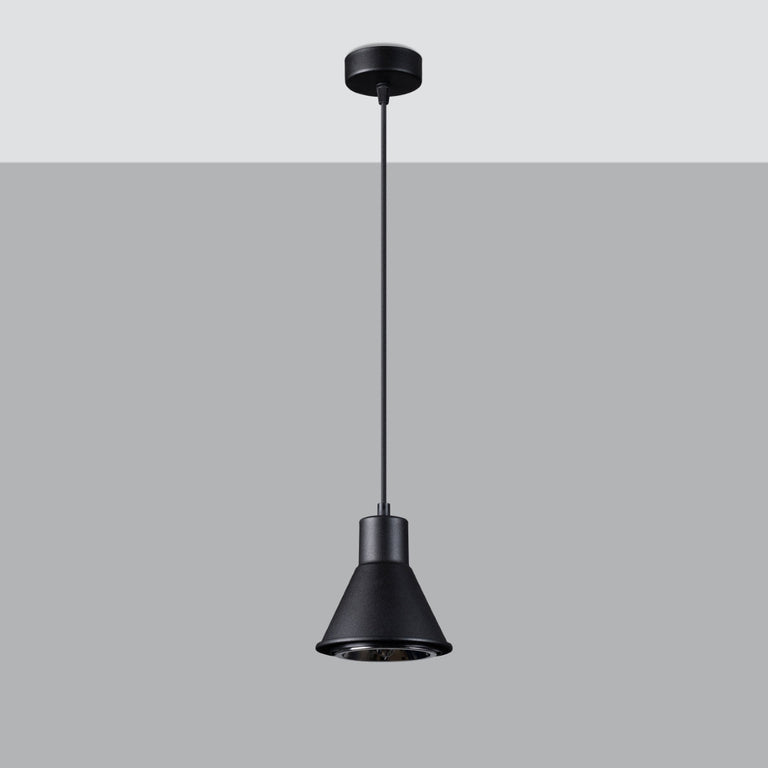 Sollux Lighting Pendant Lamp TALEJA 1 Black [ES111]