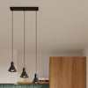 Ceiling lamps for kitchen Sollux Lighting Pendant lamp TALEJA 1 black [E27]