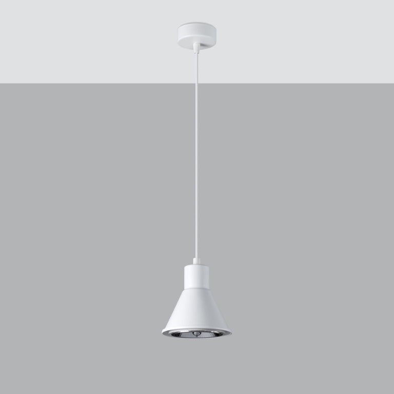 Sollux Lighting Pendant Lamp TALEJA 1 White [ES111]