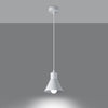 Hanging lights Sollux Lighting Pendant Lamp TALEJA 1 White E27
