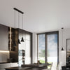 Hanging light for bedroom Sollux Lighting Pendant lamp TALEJA 3 black [ES111]