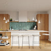 Pendant lamp TALEJA 3 white [E27] Ideal as kitchen island lighting
