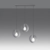 White pendant light fixture Sollux Lighting Pendant Lamp TITRAN 3