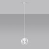 Ceiling lamp for bedroom Sollux Lighting Pendant Lamp TULOS 1 White with avant-garde design