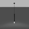 Minimalist black pendant light Sollux Lighting Pendant Lamp WEZYR 1 in a kitchen setting