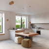 Pendant lamp WOODY natural wood for modern and Scandinavian interiors