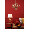 Ceiling light fixture with gold leaves Phaedra 5 Light Pendant
