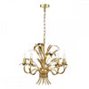 Elegant gold pendant ceiling lights Phaedra 5 Light Pendant
