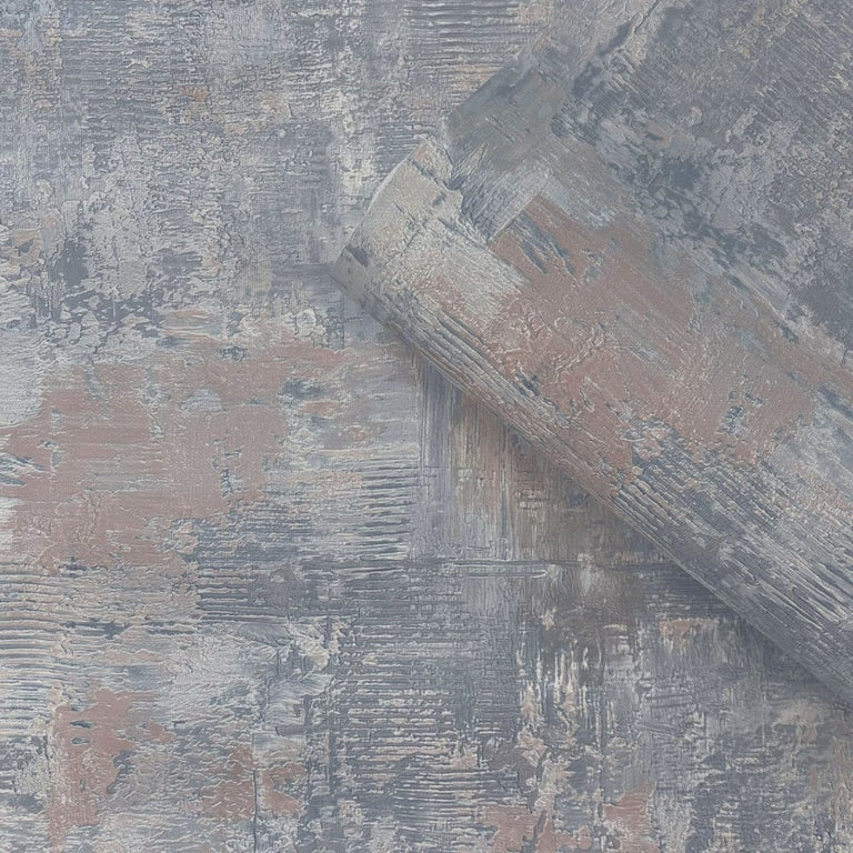 Belgravia Plaster Texture Wallpaper Blue