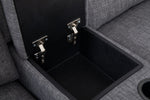 Contemporary Electric Recliner Corner Sofa with Cup Holders