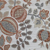 Pomegranat Rust Curtains close view picture of the curtains pattern and texture
