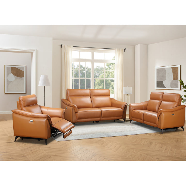 Porto Electric Recliner Armchair Leather