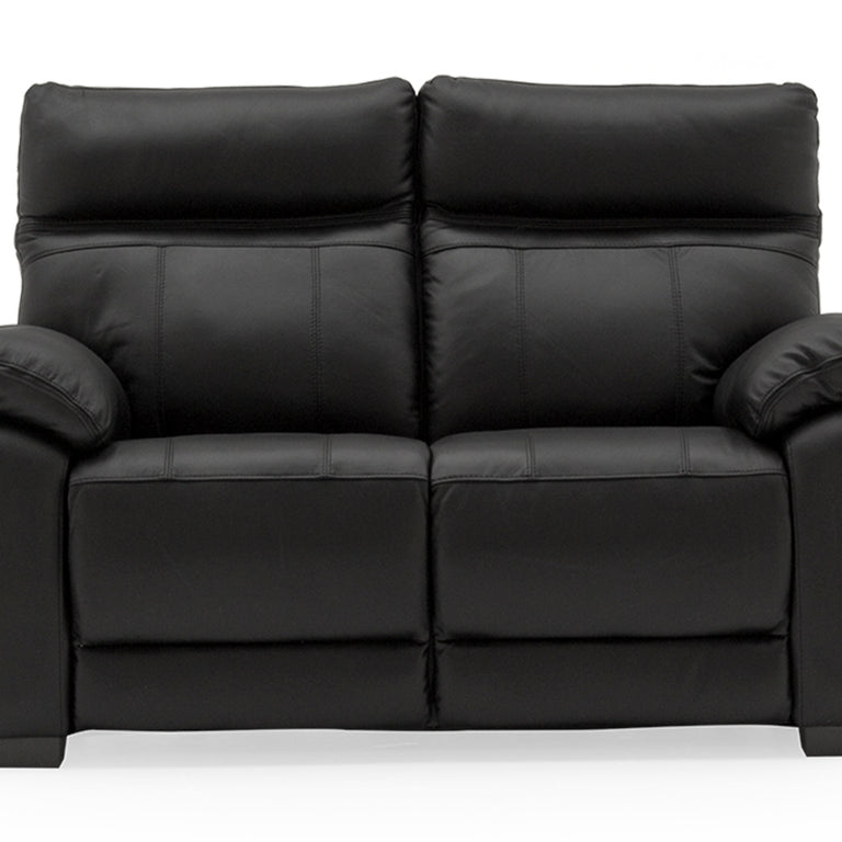 Positano 2 Seater Fixed Sofa Black