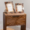 Ray Locker Dark Teak close view picture of the drawer