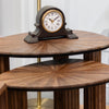 Ray Nest of 2 Side Tables Dark Teak  life style front view picture of the tables