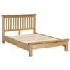 Riverdale Oak 5ft King Size Bed picture on the white background