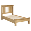Riverdale Oak 3ft Single Bed picture on the white background