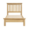 Riverdale Oak 3ft Single Bed front view picture