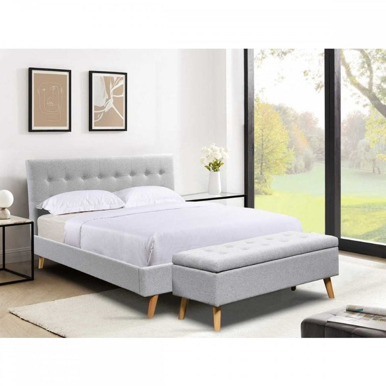 Roscommon King Size Bed Grey 5ft