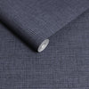 Rich blue tones create an inviting and elegant ambiance

