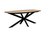 Oval Dining Table Sadia 160 cm Oak for modern dining rooms