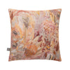 Plush feather-filled floral scatter cushion for comfort