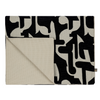 Soft Throw Blanket for Couch, Soren Throw Black
