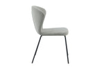 Comfortable kitchen chair stone with metal frame