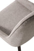 Versatile latte dining chair for a trendy kitchen or dining room.