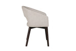 Fabric dining chairs for a touch of luxury and comfort.