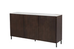 Modern living room sideboard with adjustable hinges