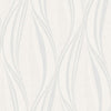 Tango White and Silver Wallpaper close view picture of the color shade and pattern