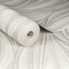 Tango White and Silver Wallpaper close view picture of the roll of wallpapper