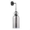 Elevate your space with the Tao Pendant Matt Black and Smoked Glass