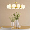 Adjustable height pendant ceiling light fixture for living room
