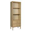 Elegant oak bookshelf