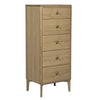 Oak chest of drawers for bedroom