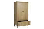 Scandi-style bedroom closet