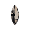 Vance 43x43 cm Black/Natural Scatterbox Cushion for modern living rooms
