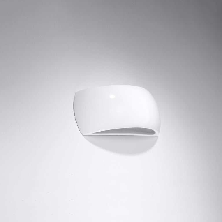 Sollux Lighting Varnished Wall Lamp PONTIUS White Gloss