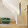 Wall lamps for living room Sollux Lighting Varnished Wall Lamp PONTIUS White Gloss