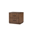 Verena Bedside Table with walnut finish and elegant design.
