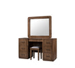 Vienna Dressing Table Set with matching mirror and fabric stool.