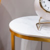 Vienna Marble Console Table picture of the gold metal frame