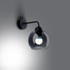 Minimalist black wall light for bedroom lighting