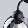 Decorative tinted glass wall light for living room