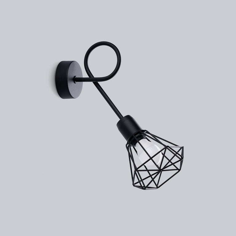 Sollux Lighting Wall Lamp ARTEMIS 1S Black