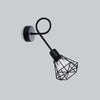 Black steel wall lamp Sollux Lighting Wall Lamp ARTEMIS 1S for living room
