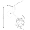 LED lighting for living room Sollux Lighting Wall Lamp ARTEMIS 1S Black