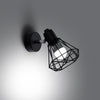 Energy-efficient wall led light Sollux Lighting Wall Lamp ARTEMIS 1 black